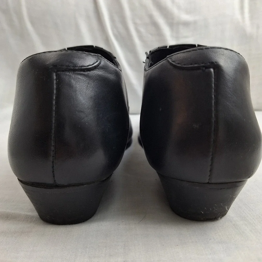 Vintage VTG Shoes Leather Durango Black 9.5M Boot Women RD3520 Western Ankle